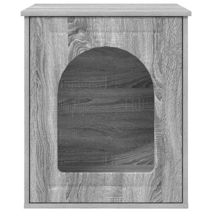 Cat House Grey Sonoma 53 x 52 x 62 cm Engineered Wood