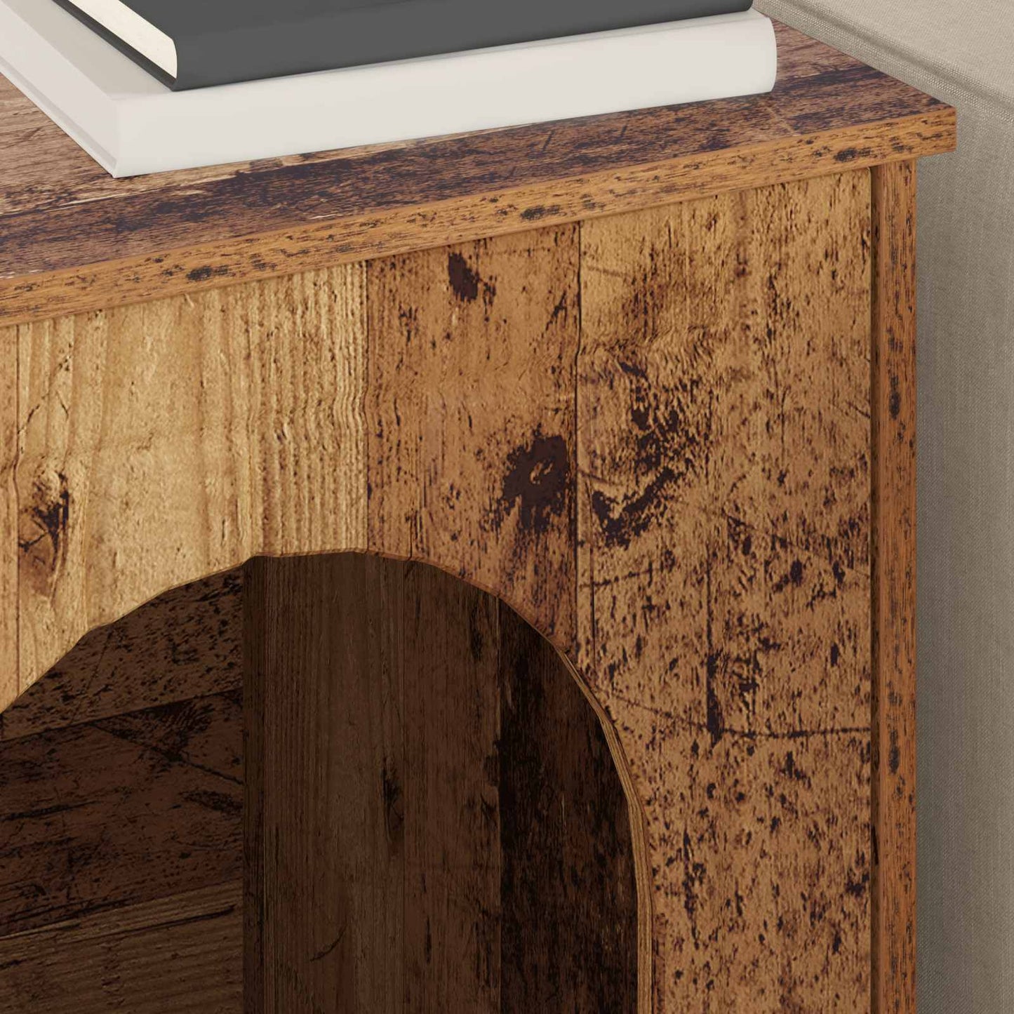 Cat House Old Wood 53 x 52 x 62 cm Engineered Wood