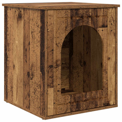 Cat House Old Wood 53 x 52 x 62 cm Engineered Wood