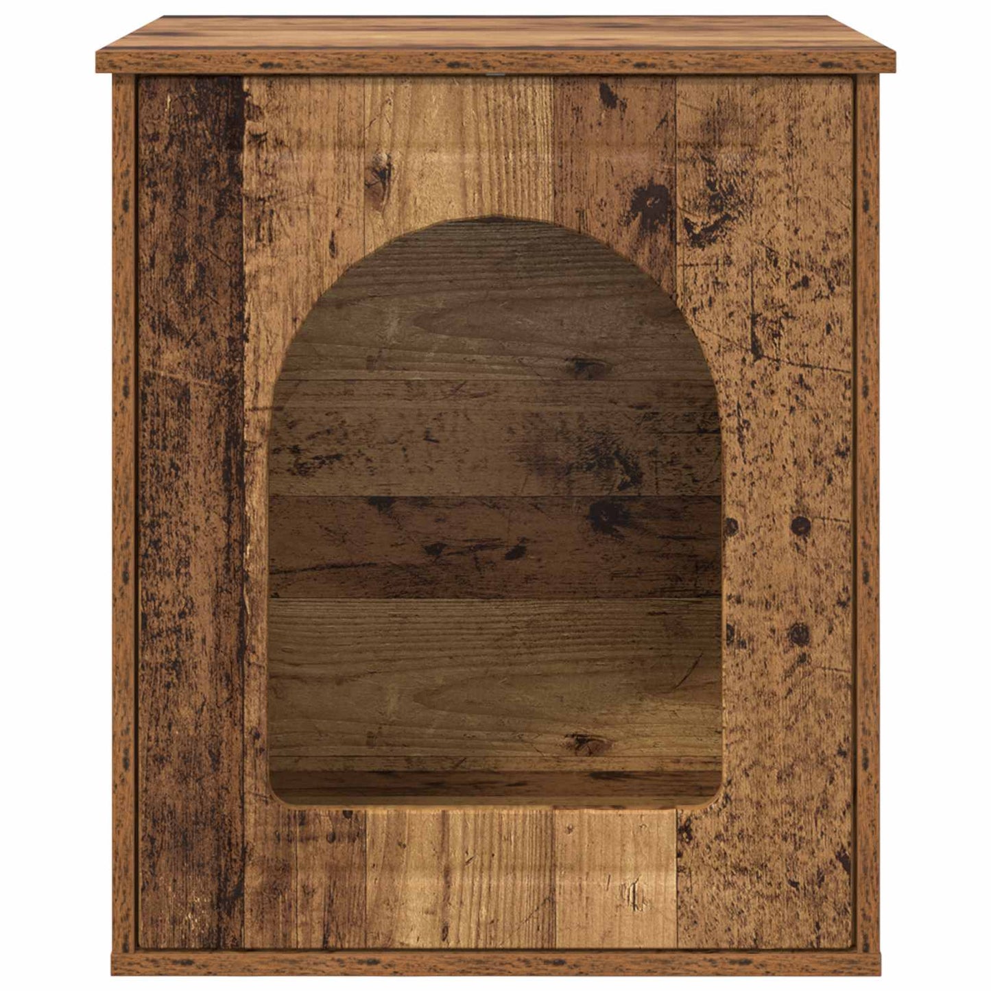 Cat House Old Wood 53 x 52 x 62 cm Engineered Wood