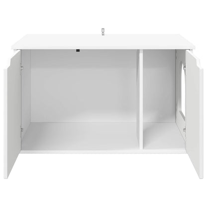 Cat House White 85 x 55 x 50.5 cm Engineered Wood