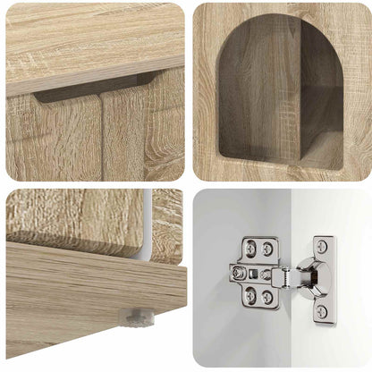 Cat House Sonoma 85 x 55 x 50.5 cm Engineered Wood