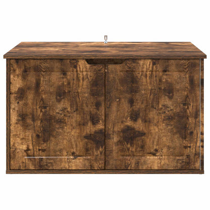 Cat House Smoked Oak 85 x 55 x 50.5 cm Engineered Wood