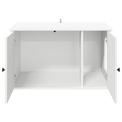 Cat House White 85 x 55 x 50.5 cm Engineered Wood
