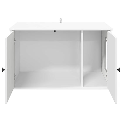 Cat House White 85 x 55 x 50.5 cm Engineered Wood
