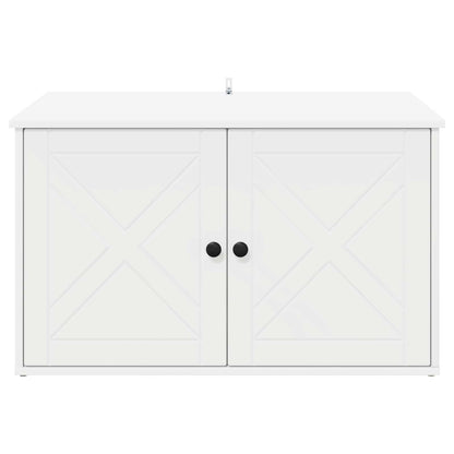Cat House White 85 x 55 x 50.5 cm Engineered Wood
