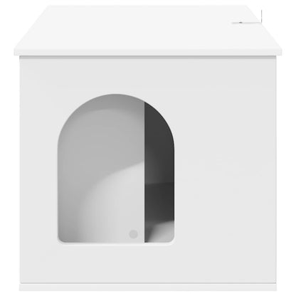 Cat House White 85 x 55 x 50.5 cm Engineered Wood