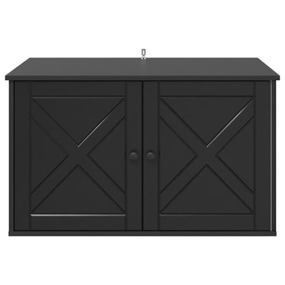Cat House Black 85 x 55 x 50.5 cm Engineered Wood