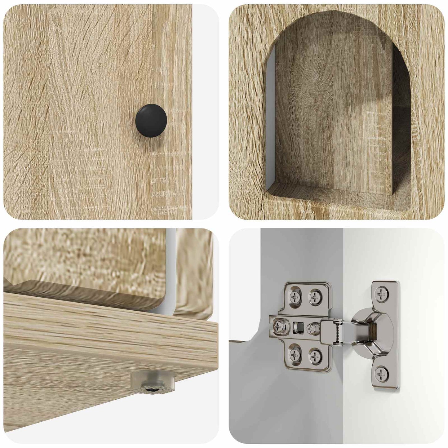Cat House Sonoma 85 x 55 x 50.5 cm Engineered Wood