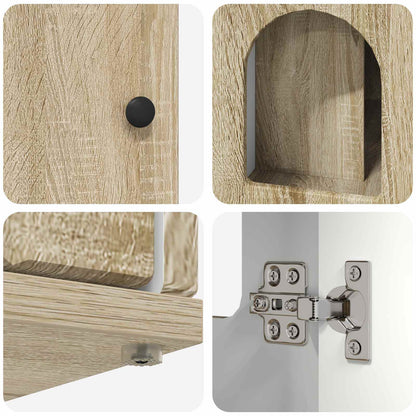 Cat House Sonoma 85 x 55 x 50.5 cm Engineered Wood