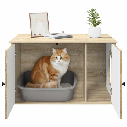 Cat House Sonoma 85 x 55 x 50.5 cm Engineered Wood