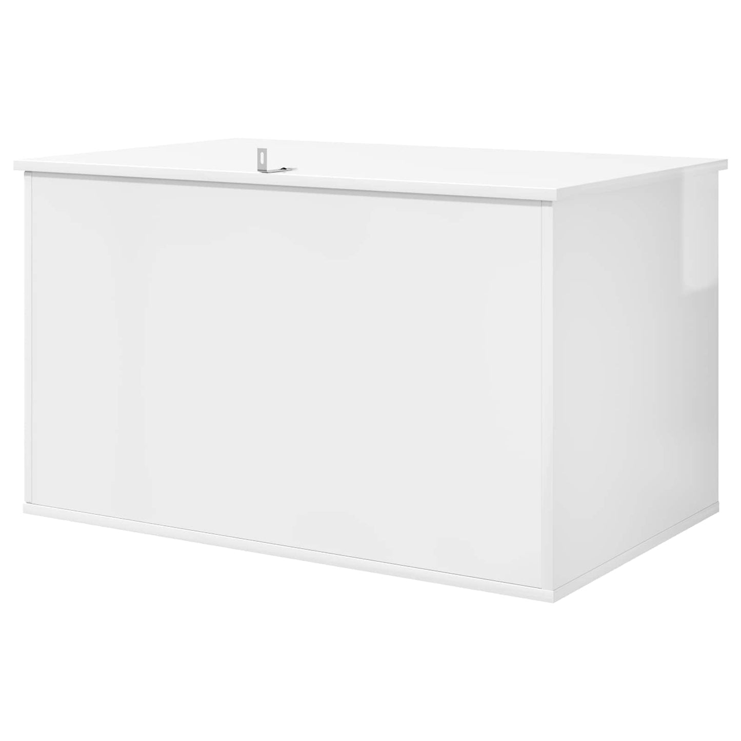 Cat House Gloss White 85 x 55 x 50 cm Engineered Wood