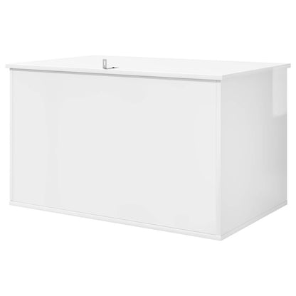 Cat House Gloss White 85 x 55 x 50 cm Engineered Wood