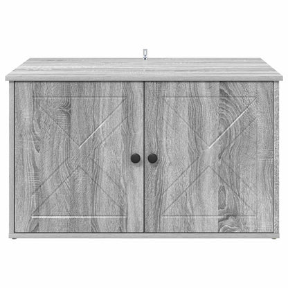 Cat House Grey Sonoma 85 x 55 x 50 cm Engineered Wood