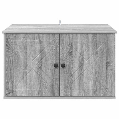 Cat House Grey Sonoma 85 x 55 x 50 cm Engineered Wood