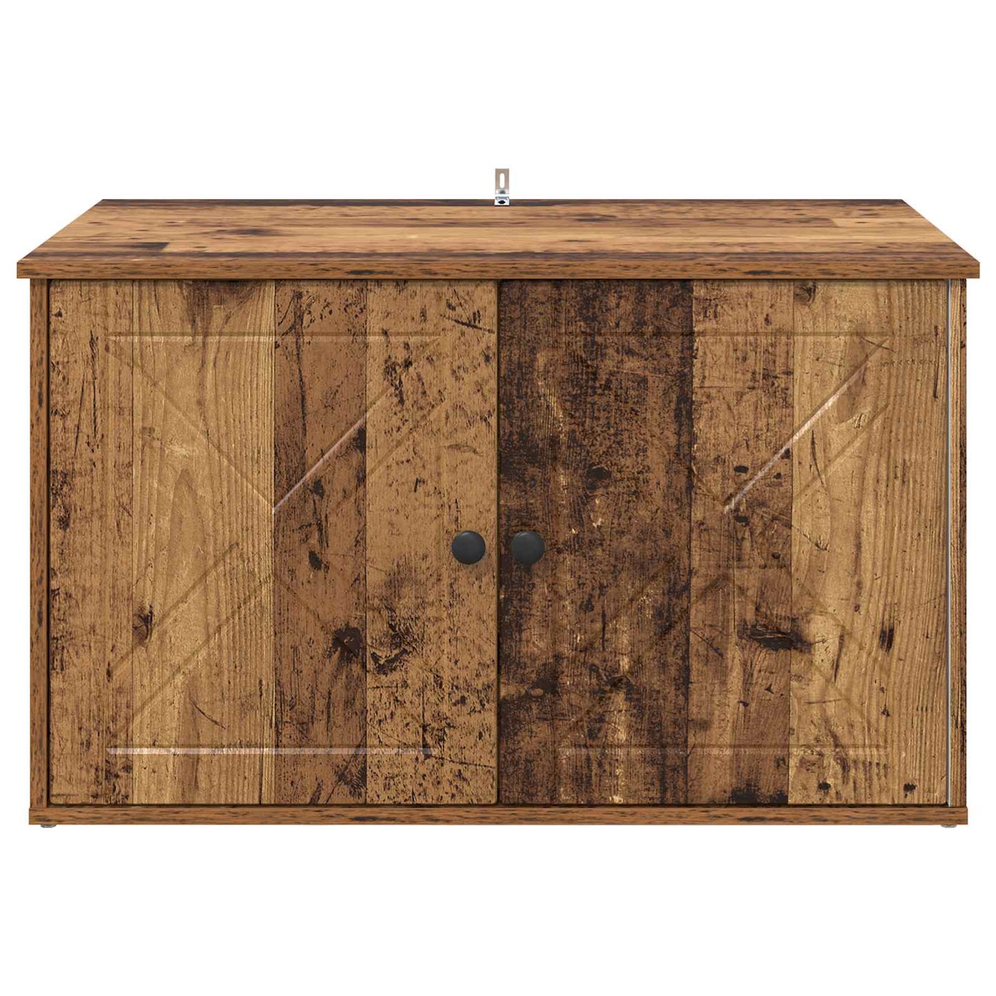 Cat House Old Wood 85 x 55 x 50 cm Engineered Wood