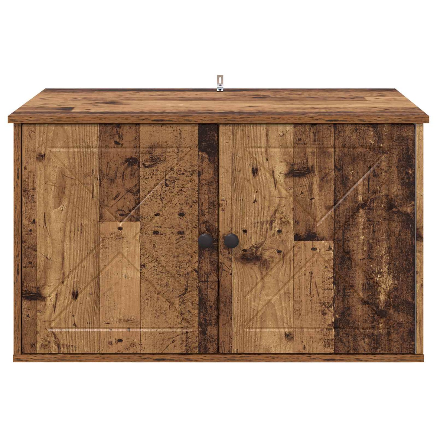 Cat House Old Wood 85 x 55 x 50 cm Engineered Wood