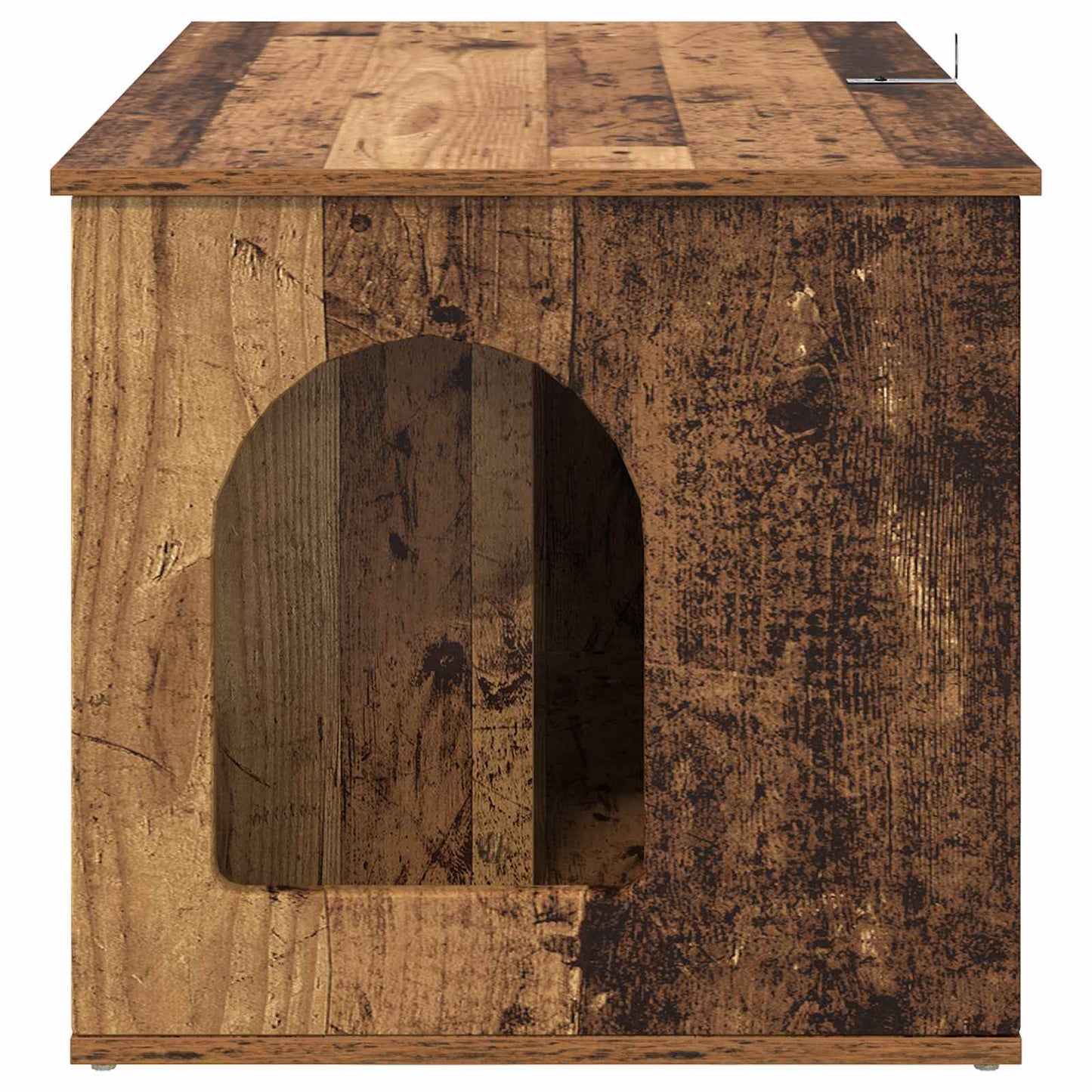 Cat House Old Wood 85 x 55 x 50 cm Engineered Wood