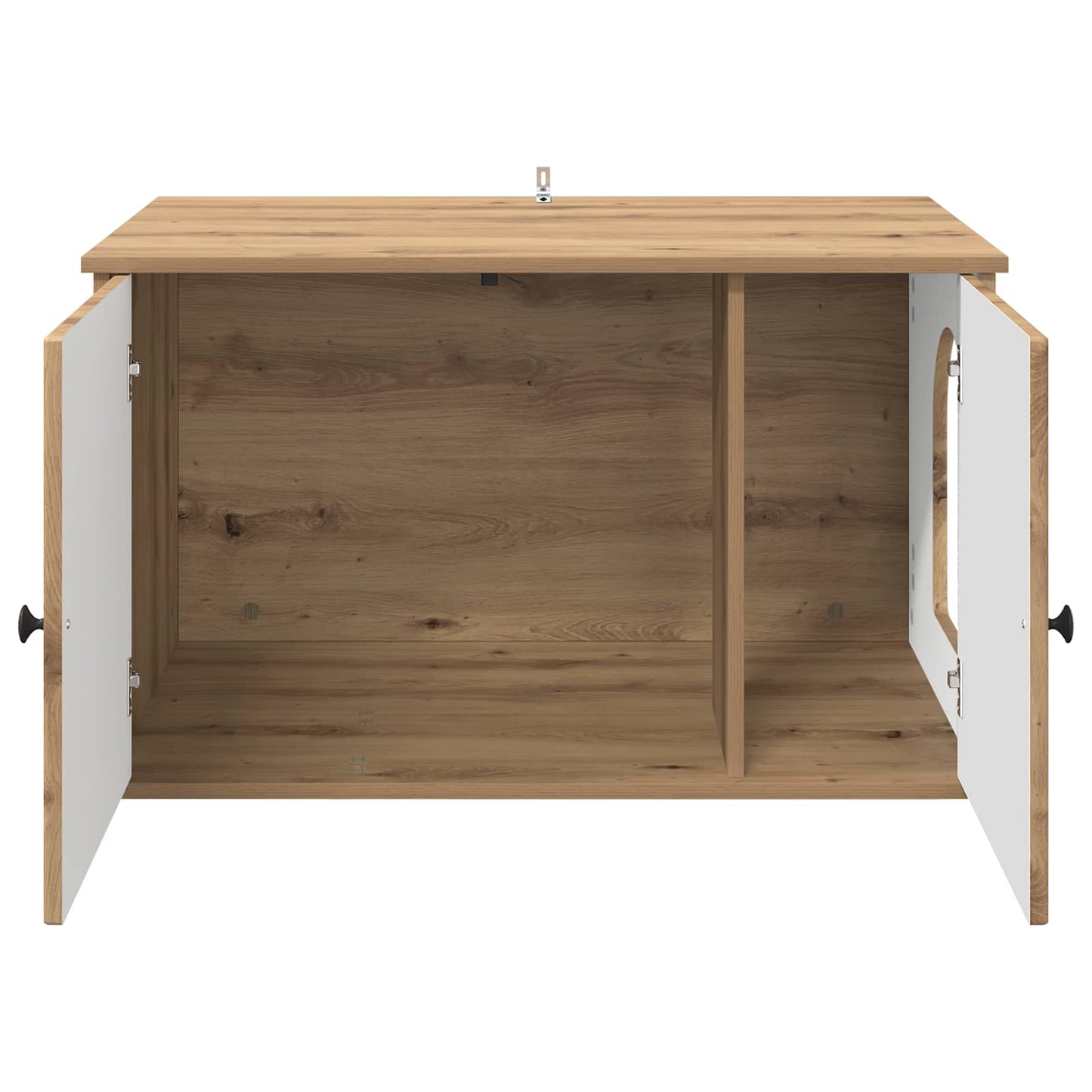 Cat House Artisian Oak 85 x 55 x 50 cm Engineered Wood