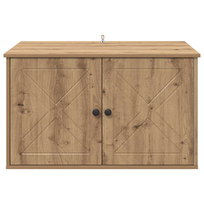 Cat House Artisian Oak 85 x 55 x 50 cm Engineered Wood