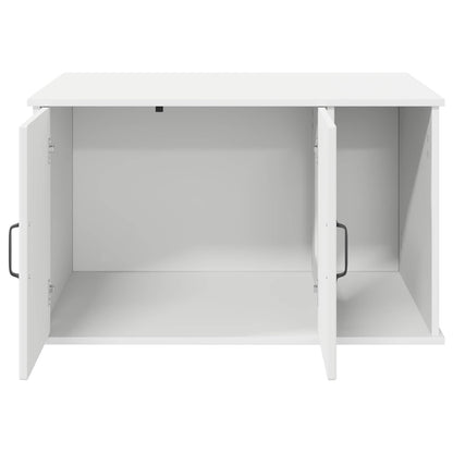 Cat House White 85 x 55 x 50 cm Engineered Wood