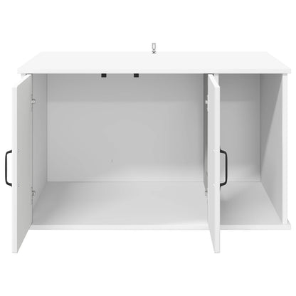 Cat House White 85 x 55 x 50 cm Engineered Wood