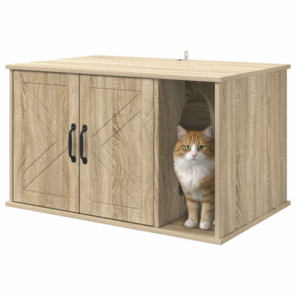Cat House Sonoma 85 x 55 x 50 cm Engineered Wood