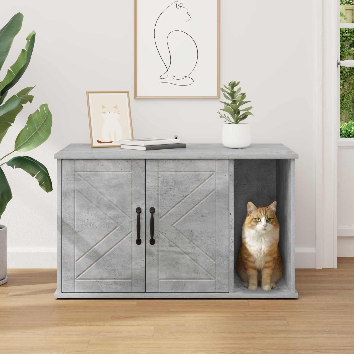 Cat House Concerte 85 x 55 x 50 cm Engineered Wood