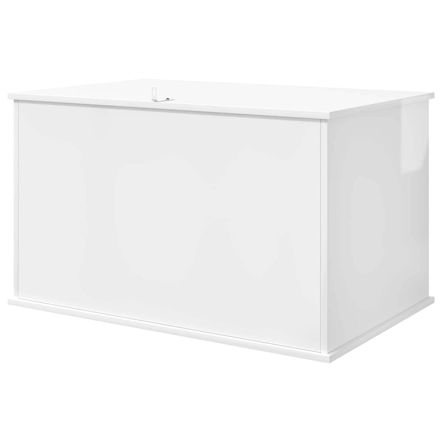 Cat House Gloss White 85 x 55 x 50 cm Engineered Wood