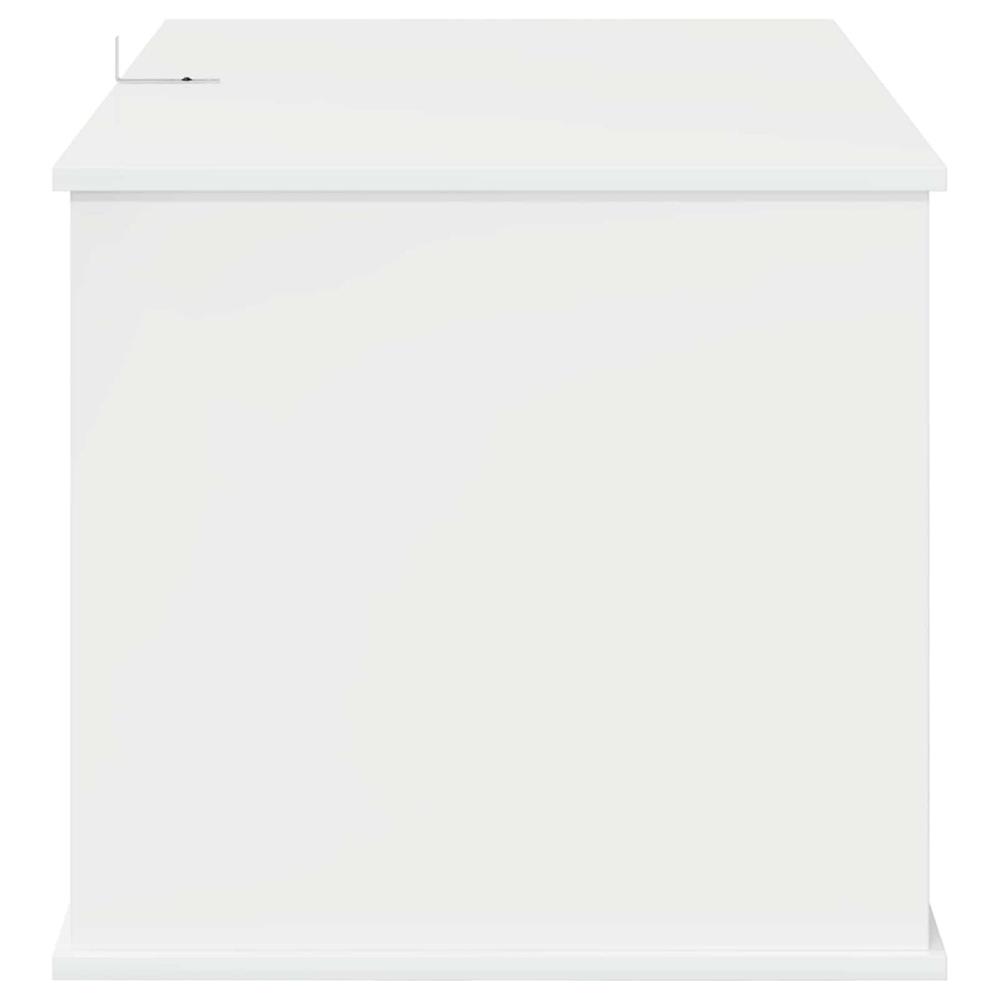 Cat House Gloss White 85 x 55 x 50 cm Engineered Wood