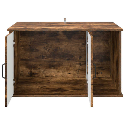 Cat House Smoked Oak 85 x 55 x 50 cm Engineered Wood