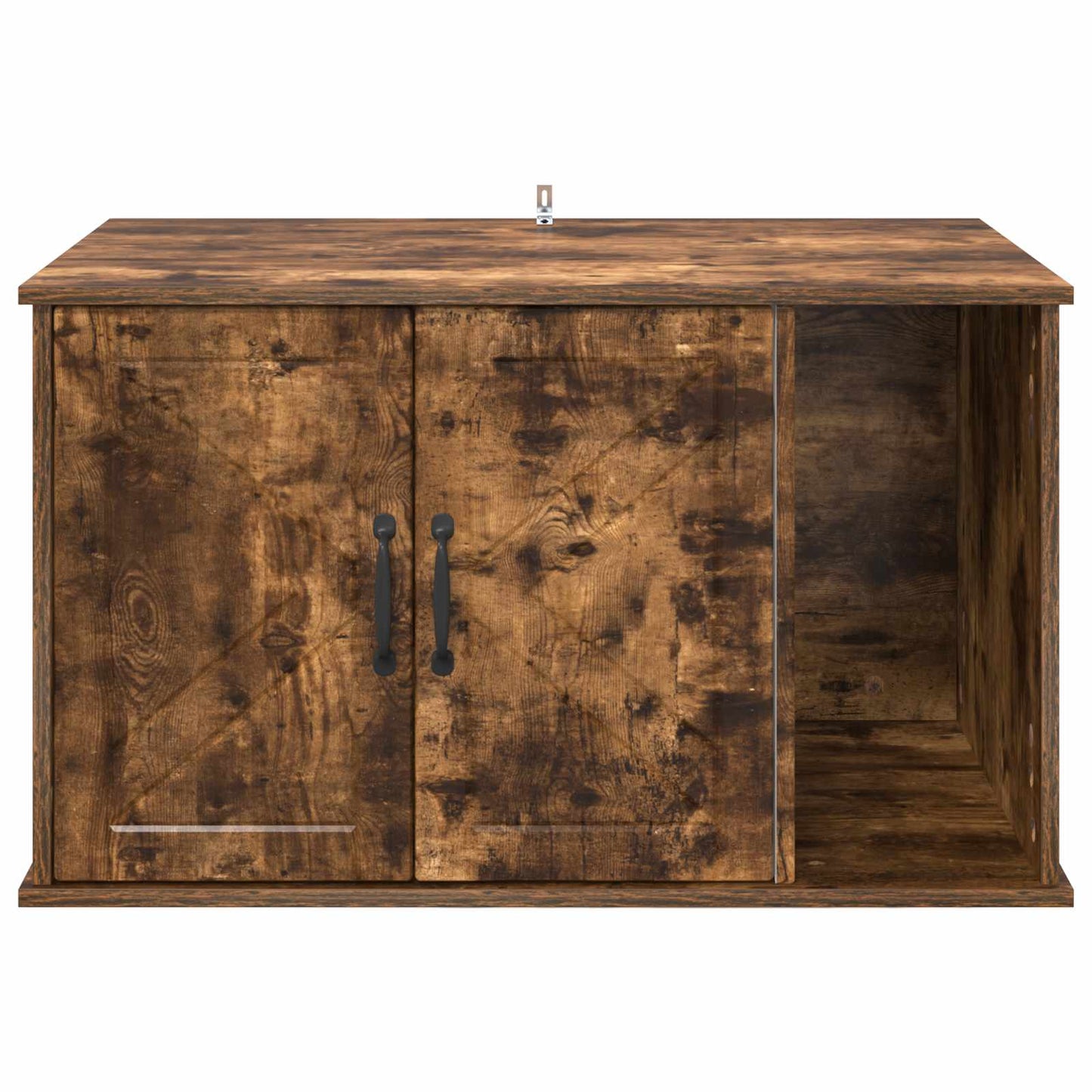 Cat House Smoked Oak 85 x 55 x 50 cm Engineered Wood