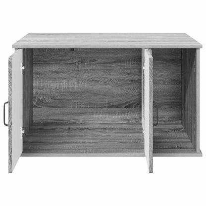 Cat House Grey Sonoma 85 x 55 x 50 cm Engineered Wood
