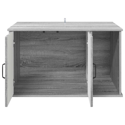 Cat House Grey Sonoma 85 x 55 x 50 cm Engineered Wood
