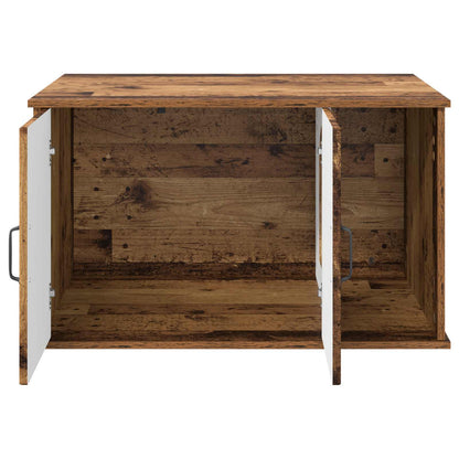 Cat House Old Wood 85 x 55 x 50 cm Engineered Wood