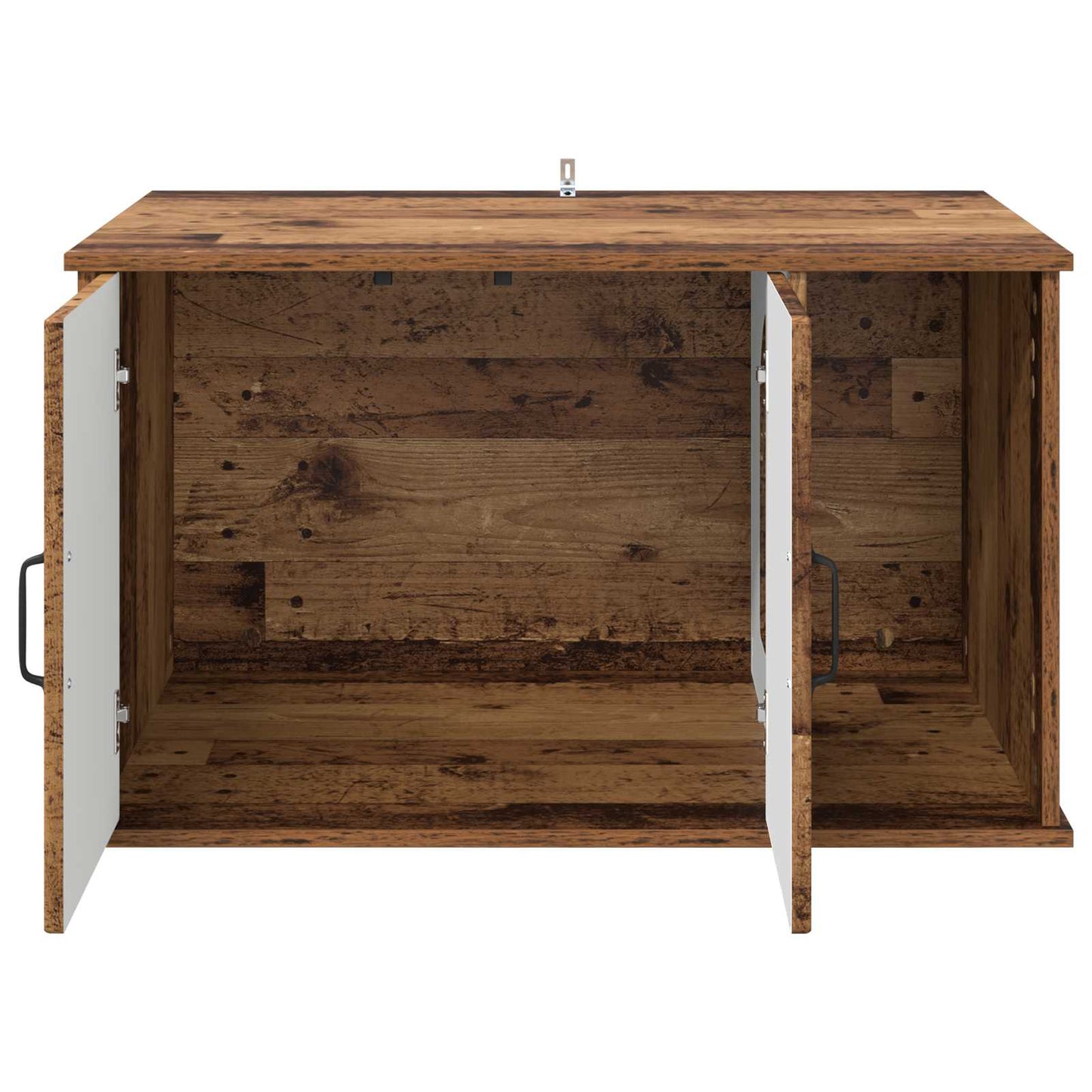 Cat House Old Wood 85 x 55 x 50 cm Engineered Wood