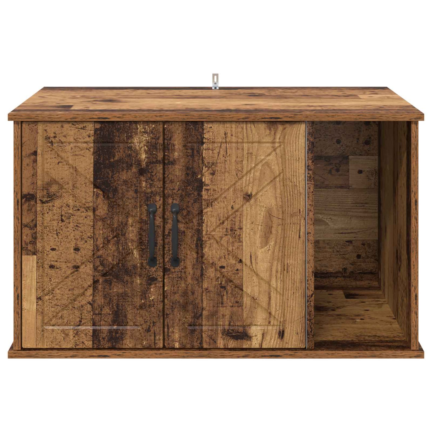 Cat House Old Wood 85 x 55 x 50 cm Engineered Wood