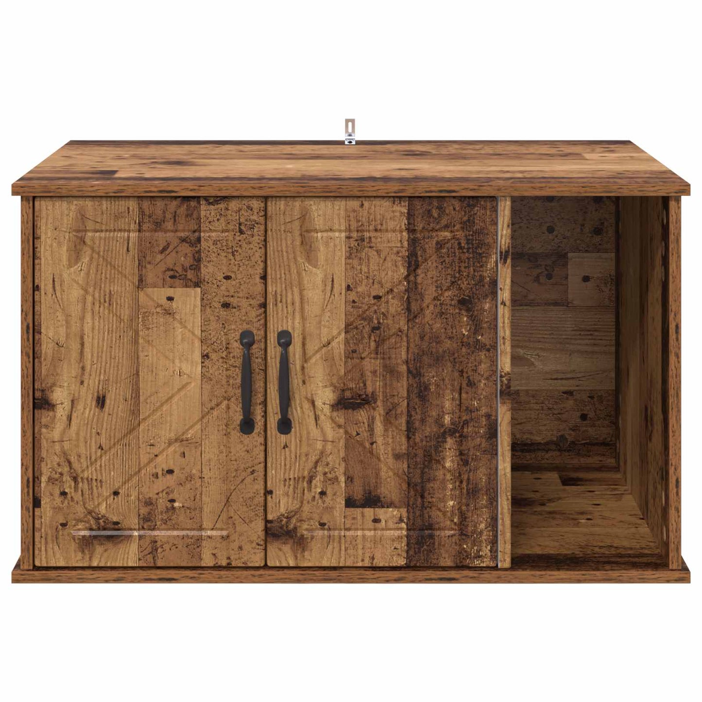Cat House Old Wood 85 x 55 x 50 cm Engineered Wood