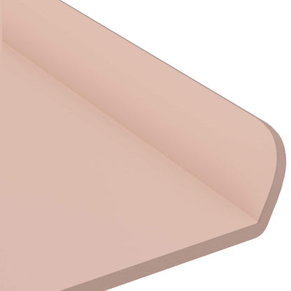 Floating Shelf Wall-mounted 3 pcs Pink 40 x 9 x 2.5 cm Steel