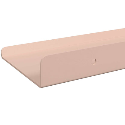 Floating Shelf Wall-mounted 3 pcs Pink 40 x 9 x 2.5 cm Steel