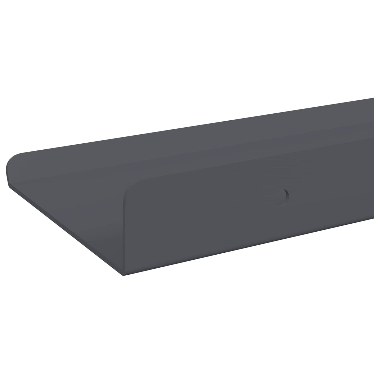 Floating Shelf 3 pcs Anthracite 40 x 9 x 2.5 cm Steel