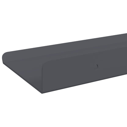 Floating Shelf 3 pcs Anthracite 40 x 9 x 2.5 cm Steel