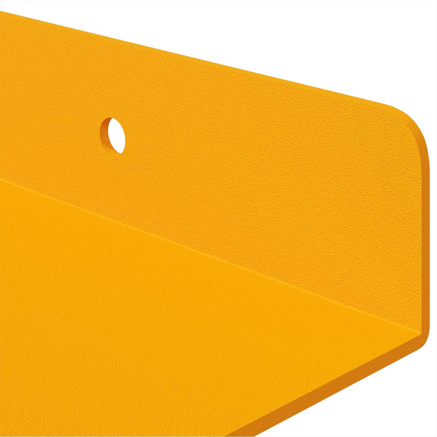 Floating Shelf 3 pcs Mustard Yellow 40 x 9 x 2.5 cm Steel