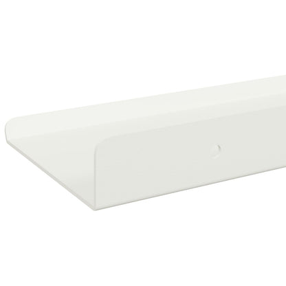 Floating Shelf Wall-mounted 3 pcs White 40 x 9 x 2.5 cm Steel