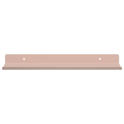 Floating Shelf Wall-mounted 2 pcs Pink 30 x 9 x 2.5 cm Steel