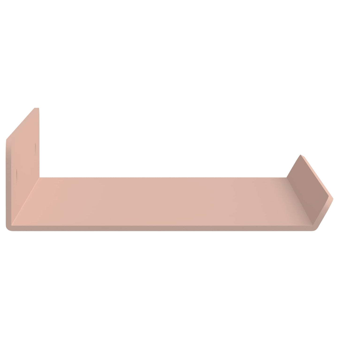 Floating Shelf Wall-mounted 4 pcs Pink 30 x 9 x 2.5 cm Steel