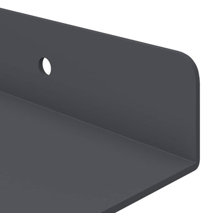 Floating Shelf 2 pcs Anthracite 30 x 9 x 2.5 cm Steel