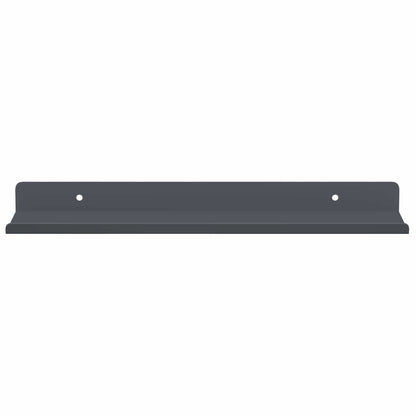 Floating Shelf 4 pcs Anthracite 30 x 9 x 2.5 cm Steel