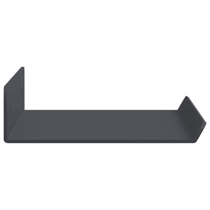 Floating Shelf 4 pcs Anthracite 30 x 9 x 2.5 cm Steel