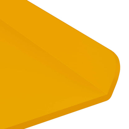 Floating Shelf 4 pcs Mustard Yellow 30 x 9 x 2.5 cm Steel